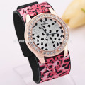 Vogue women bangle style leopard watch